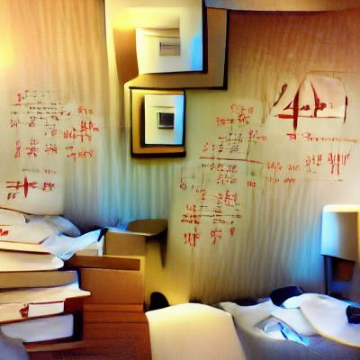 Hotel Room Overrun by Mathematics