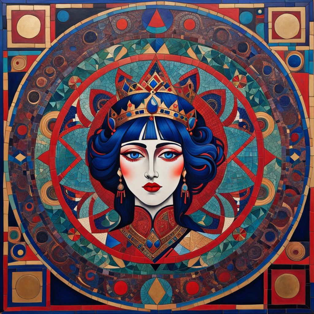 Psychedelic Cityscape at Night in Fauvist Surrealism