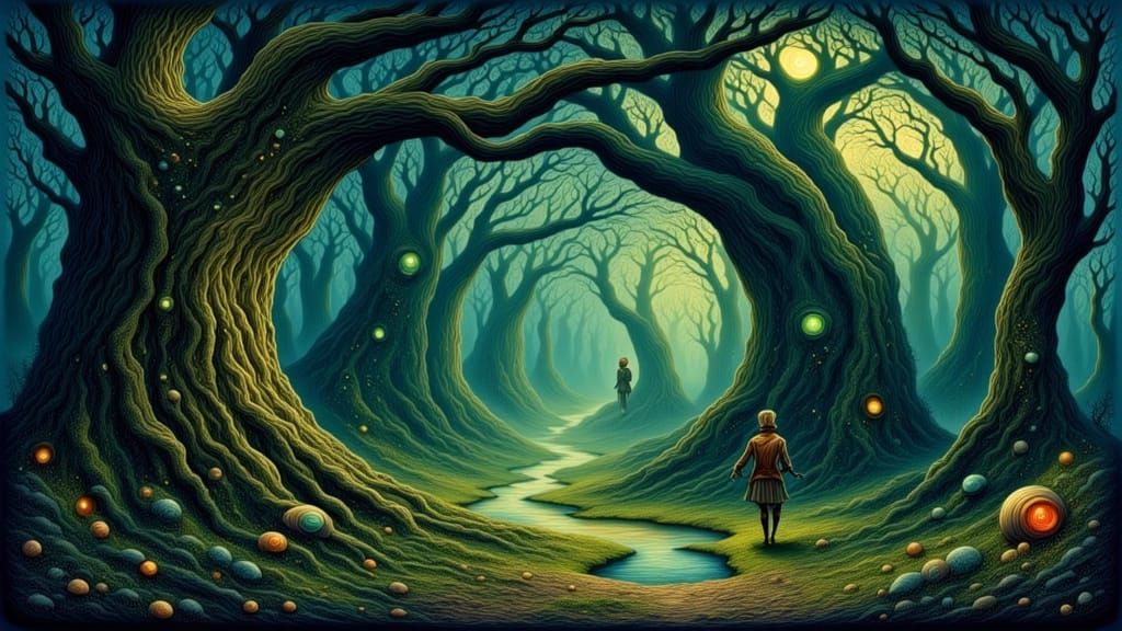 Enchanted Portal in Fairy Tale Forest