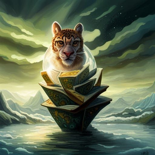 Clouded Leopard with Nachos and Crystal Ball Weather