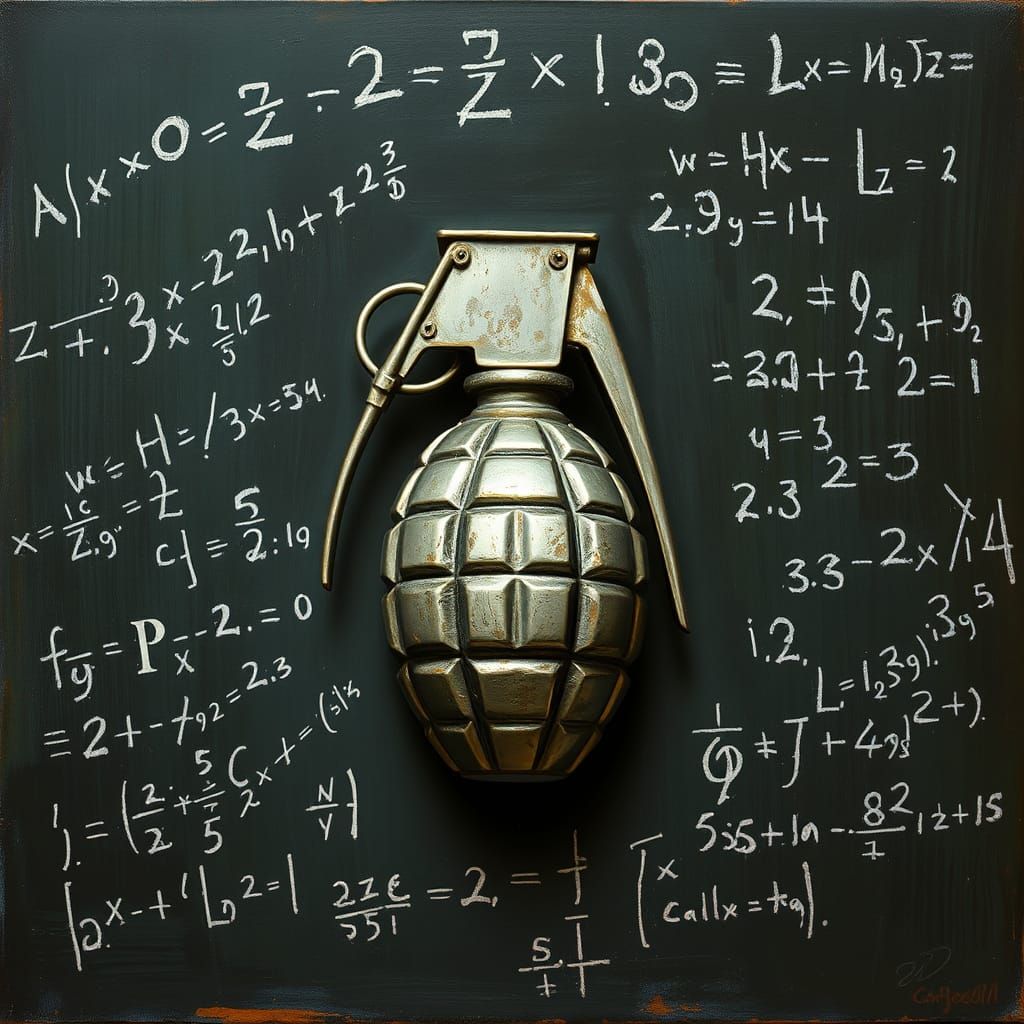Bomb in the middle of mathematics
