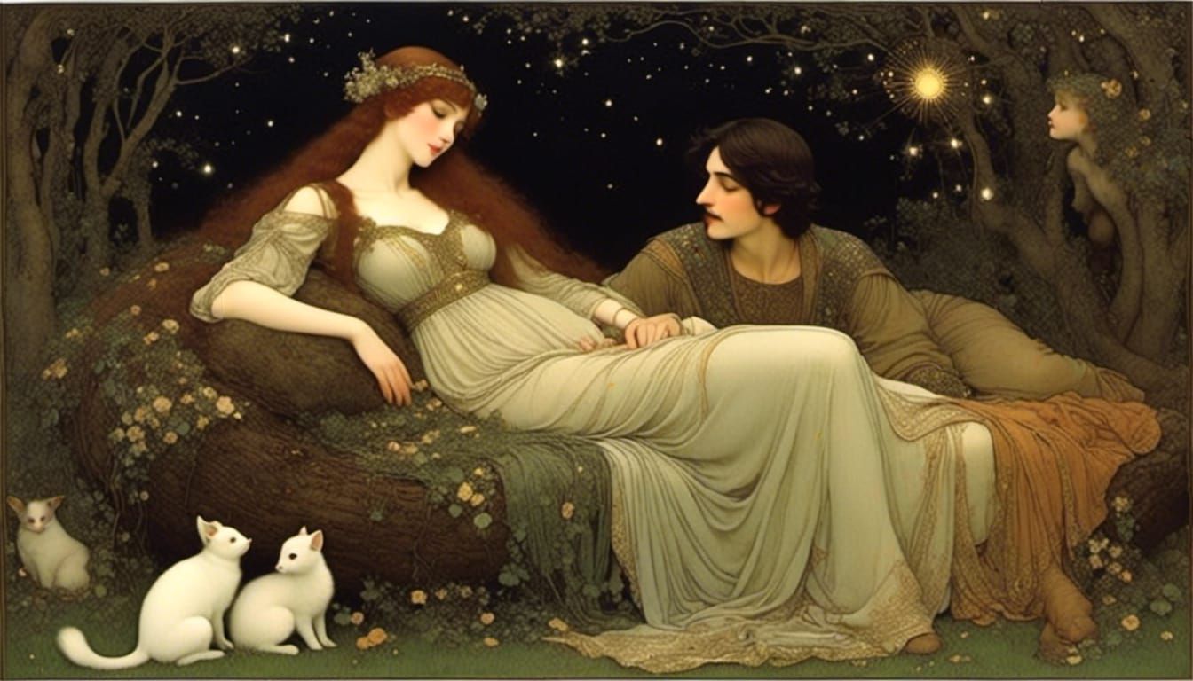 Dreamlike Poem Realized as Digital Art