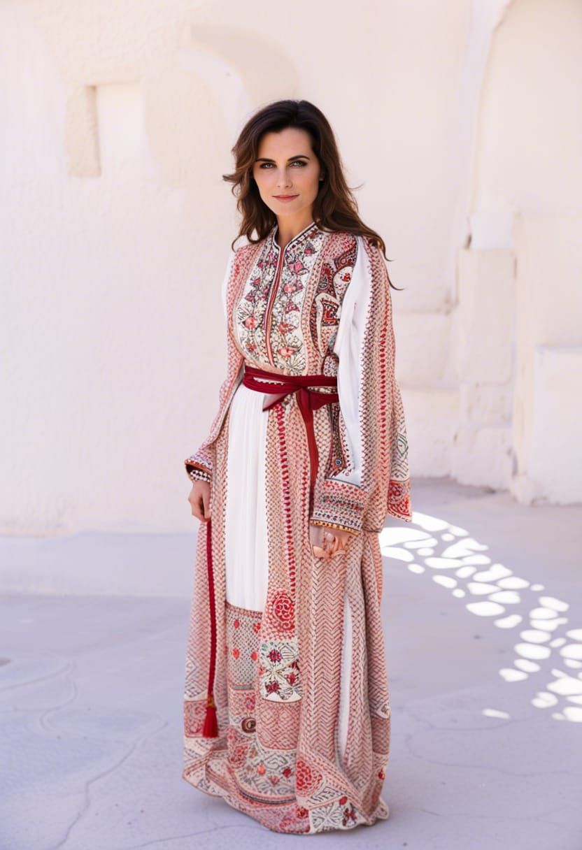 Palestinian thobe gown