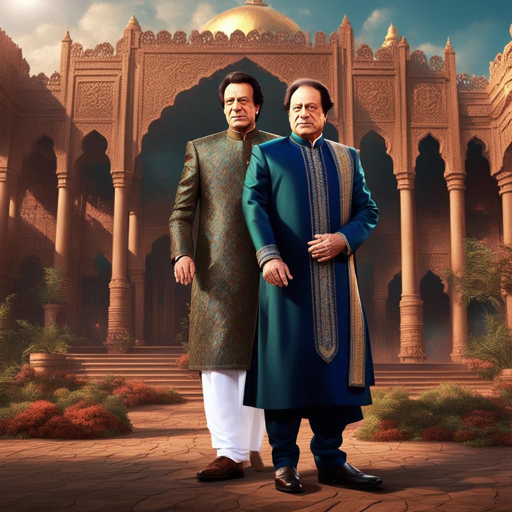 Pakistani Leaders as Superheroes: Digital Art