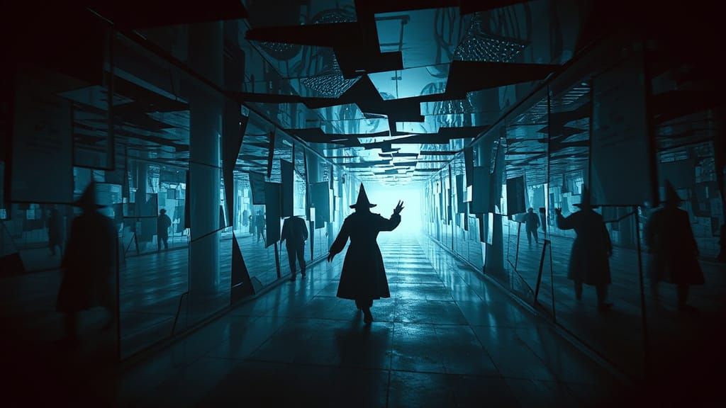 Wizard's Escape Through Magic Mirror Labyrinth