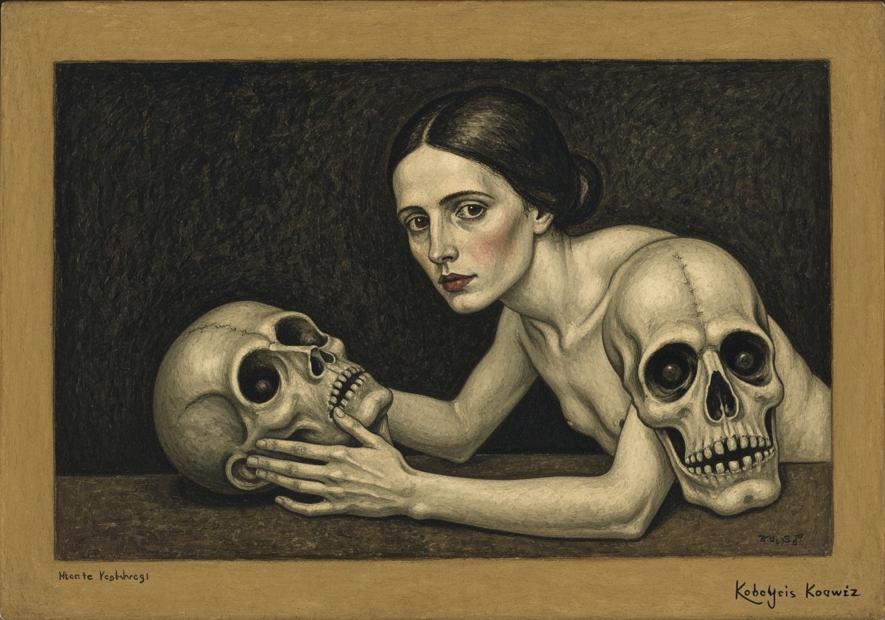 Death in the Style of Käthe Kollwitz