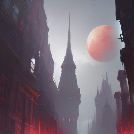 Eldritch Tower Descends Under Shattered Blood Moon