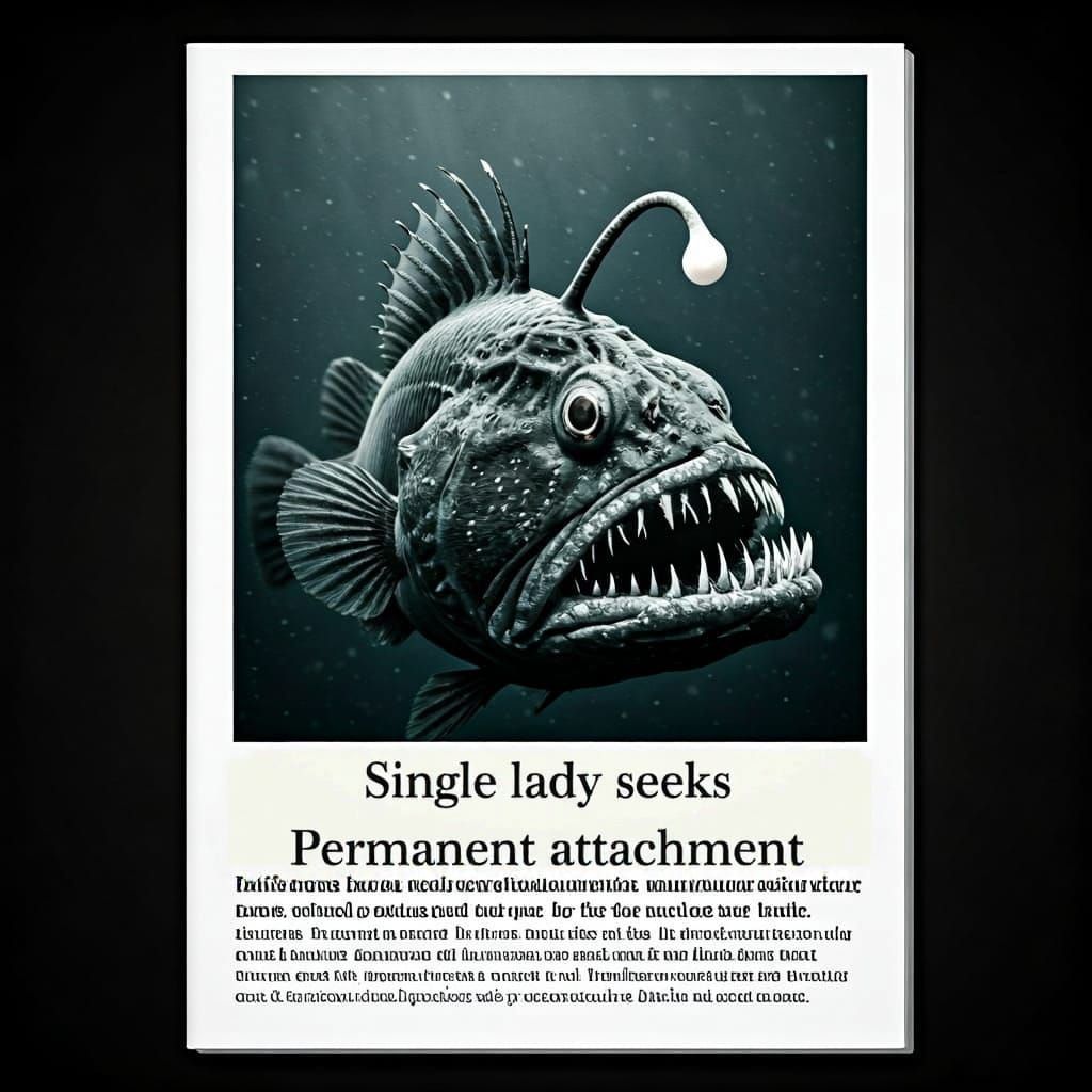 Humorous Anglerfish Dating Ad Seeking Attachment