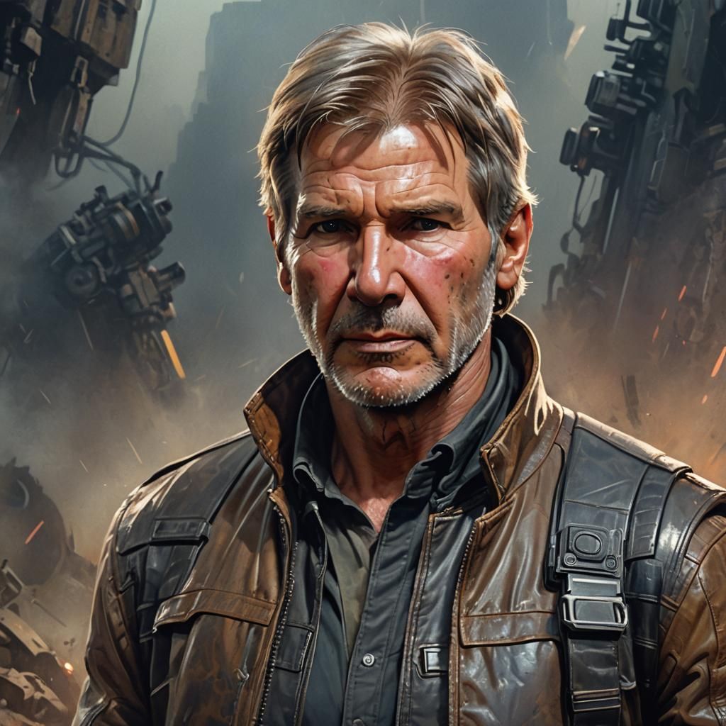 Cinematic Portrait of a Determined Character