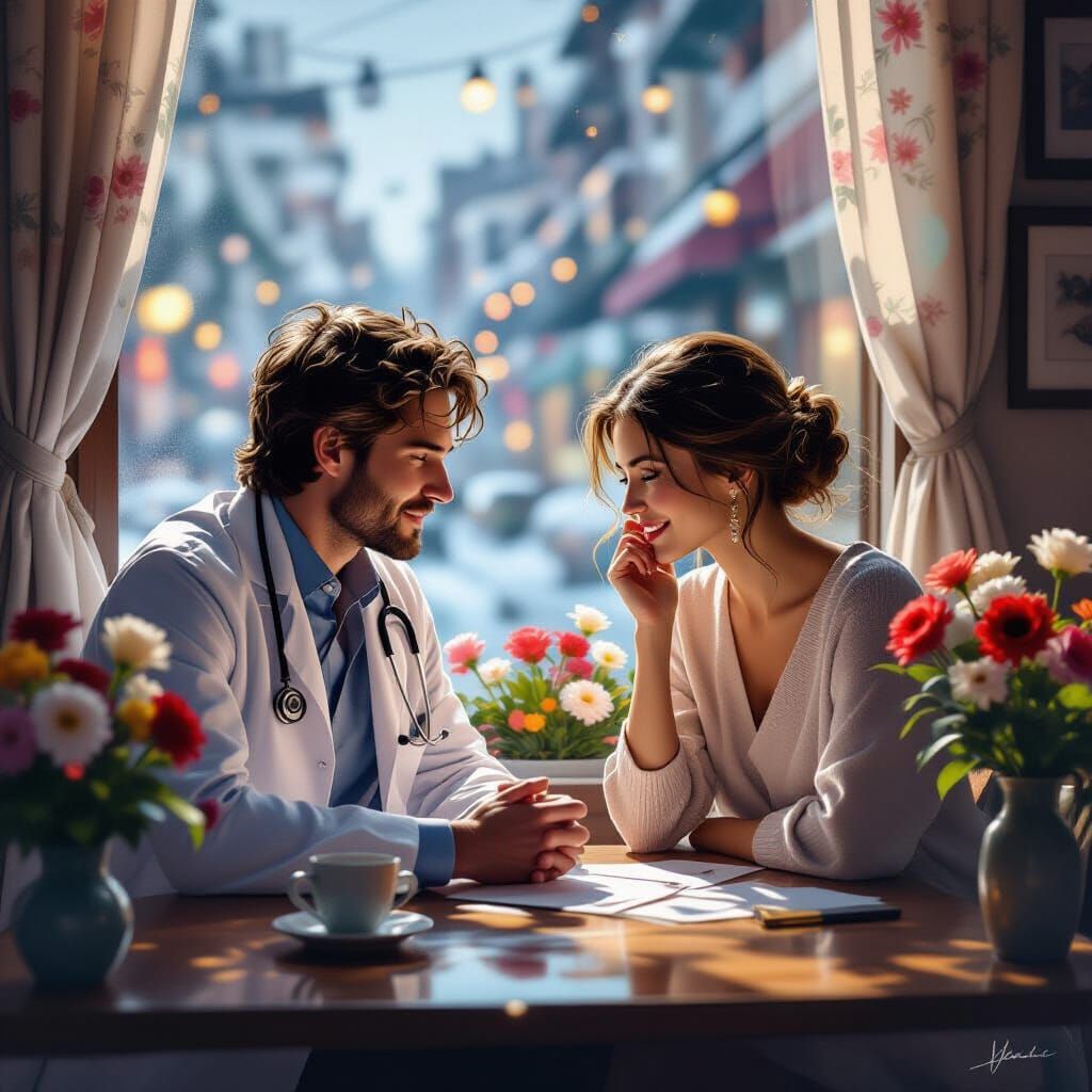 Doctor and Florist Fall in Love During Frozen Moments