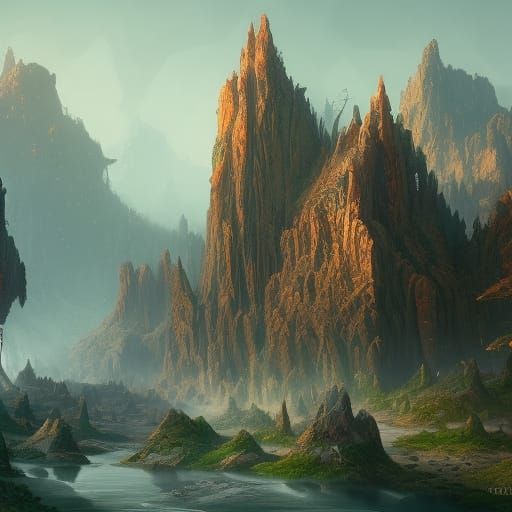 Fantastical Virginia Landscape in Deep Color