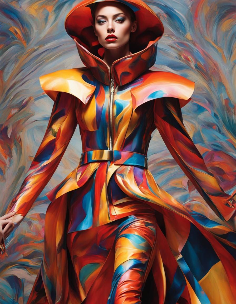 Haute Couture Futuristic Fashion