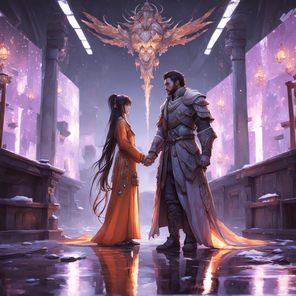 Twilight Lovers' Bittersweet Farewell in a Realm of Purples ...