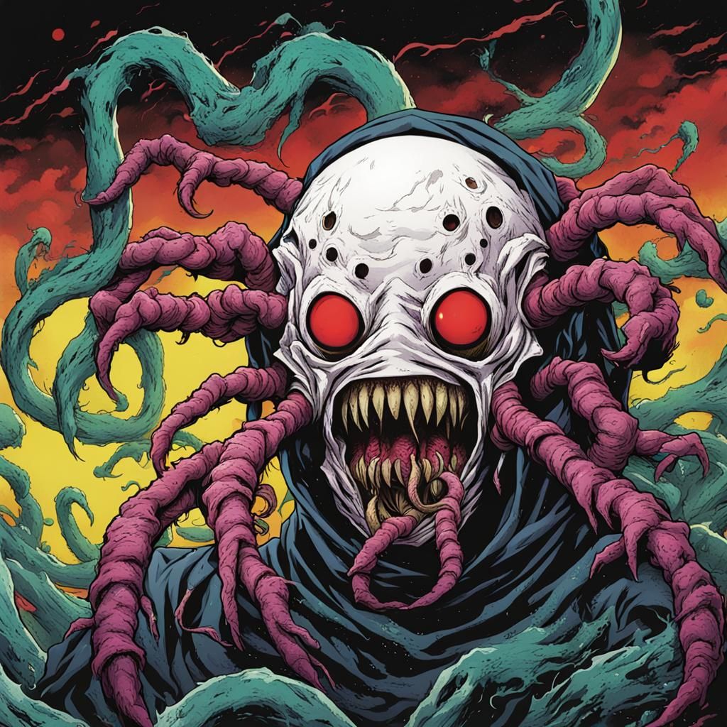 Eldritch Face Hugger Manga Cover