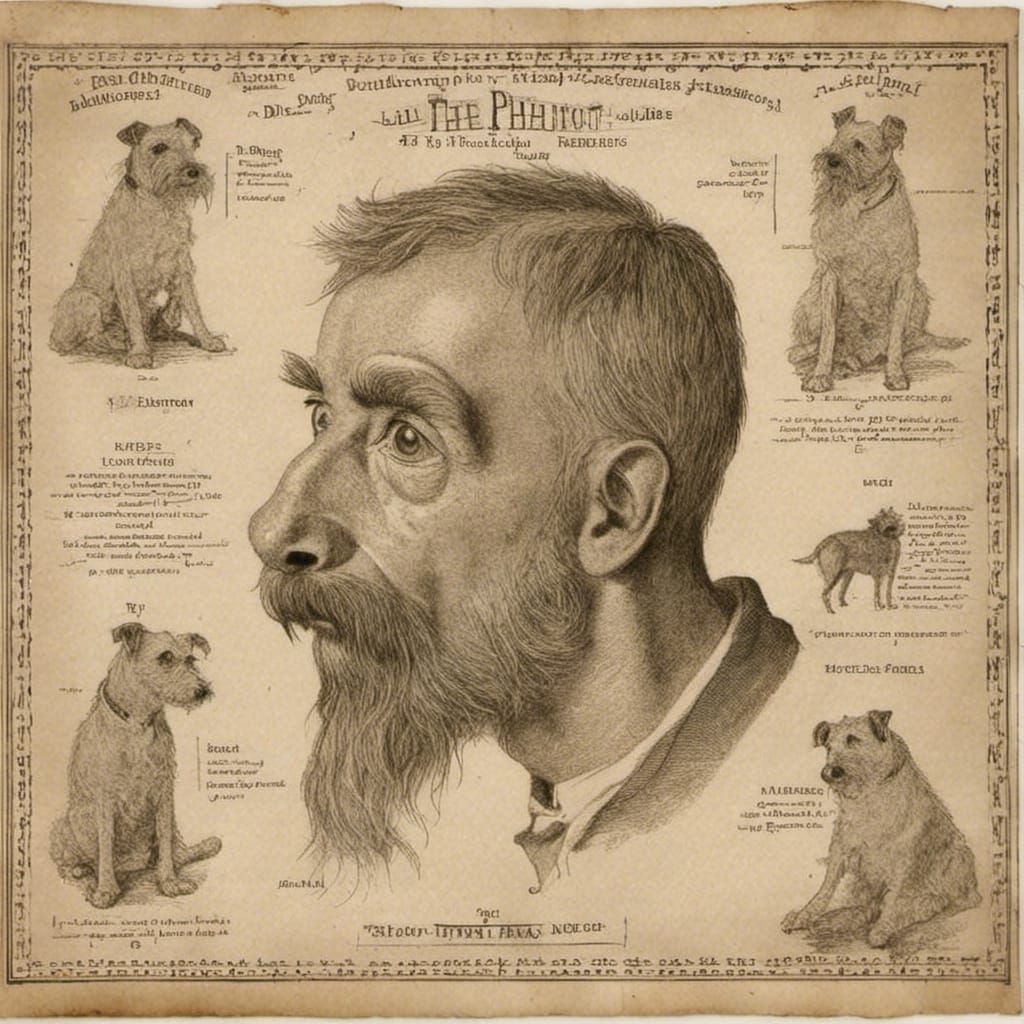 Phrenological Diagram of Cranial Measurements
