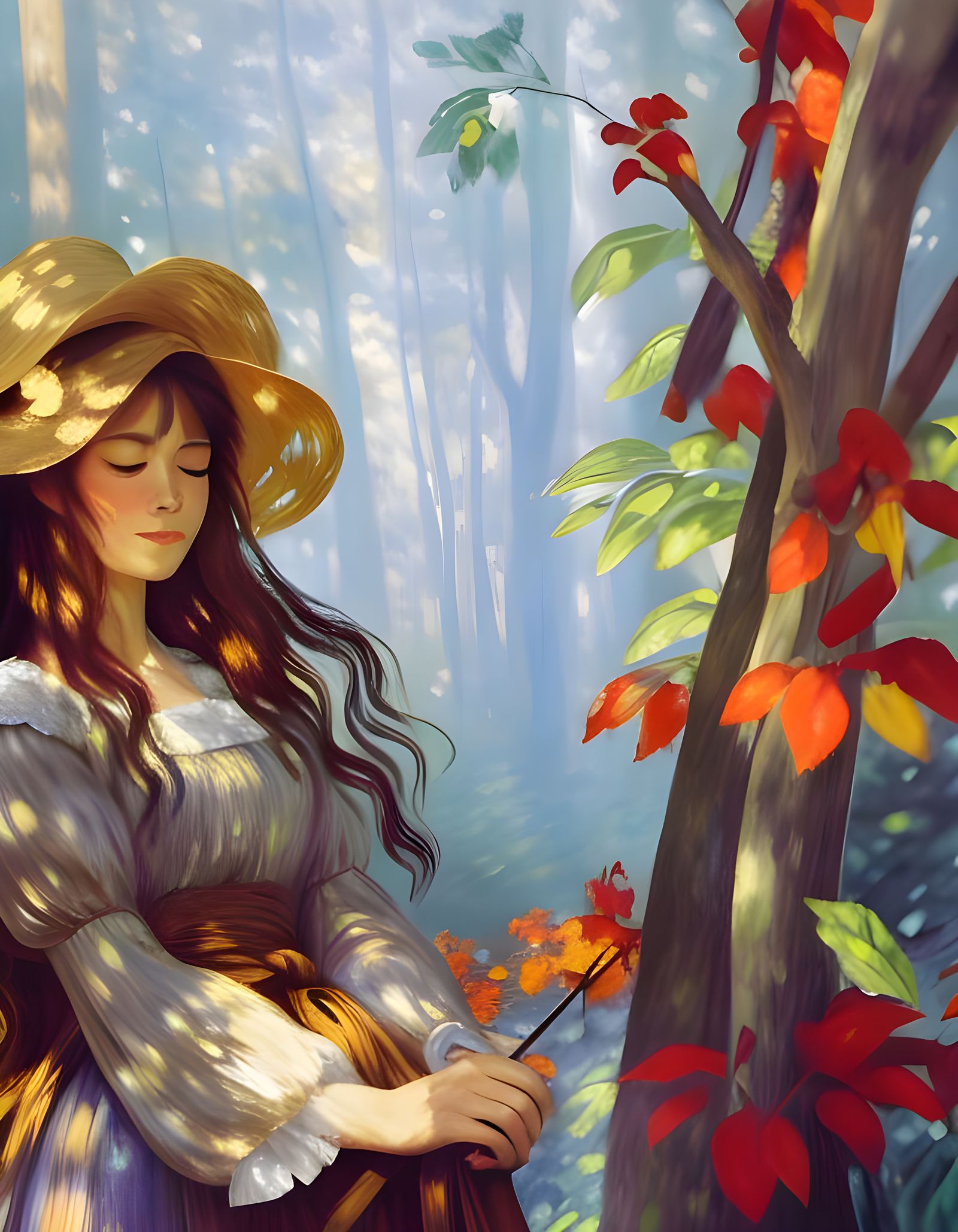 AI Portrait in Oil Painting Style