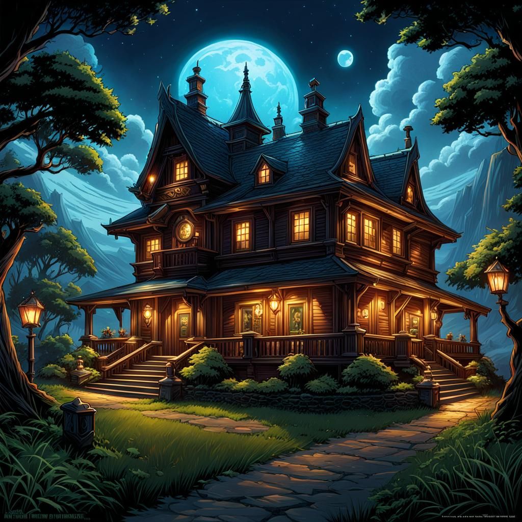 Lion's Pride Inn: Dynamic Comic Book Art