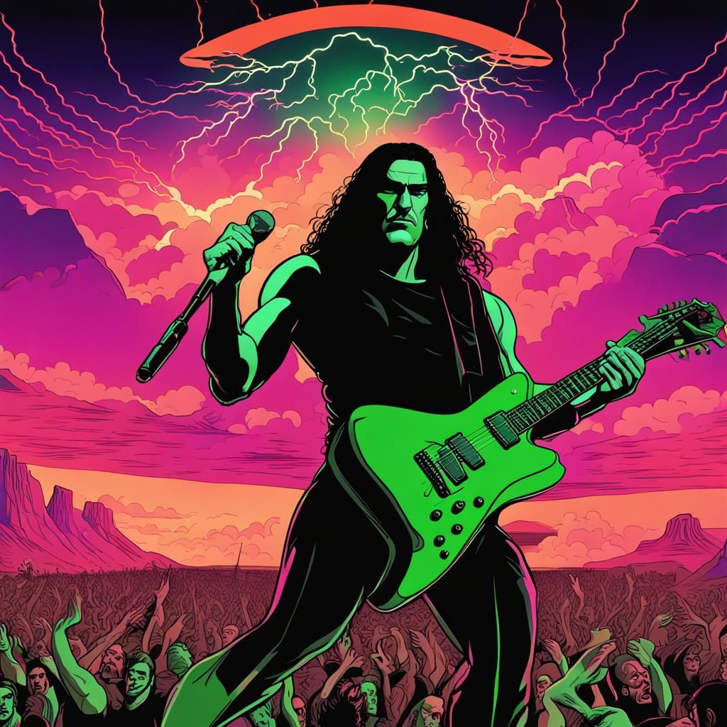 Peter Steele Concert in Ancient Greece, Art Deco Style