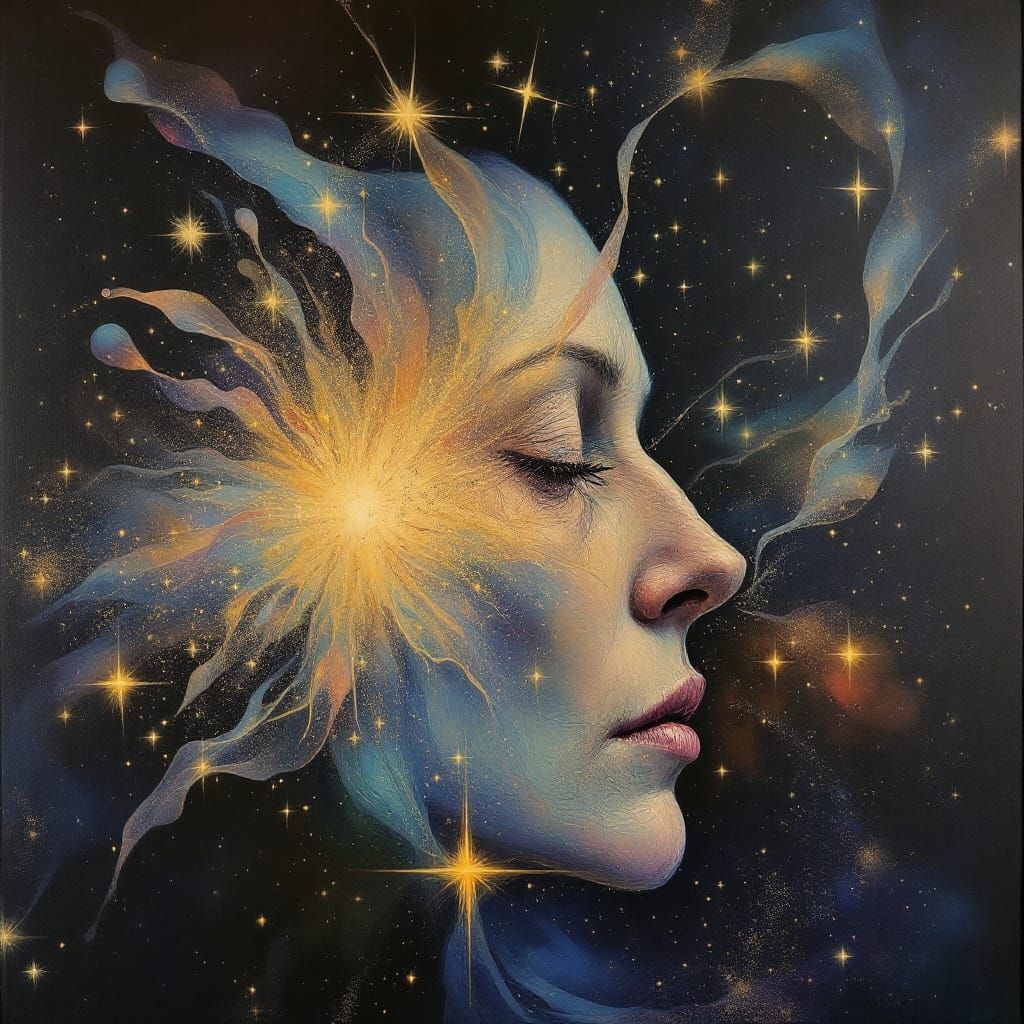 Surreal Fairy Transformation with Stardust Glitter