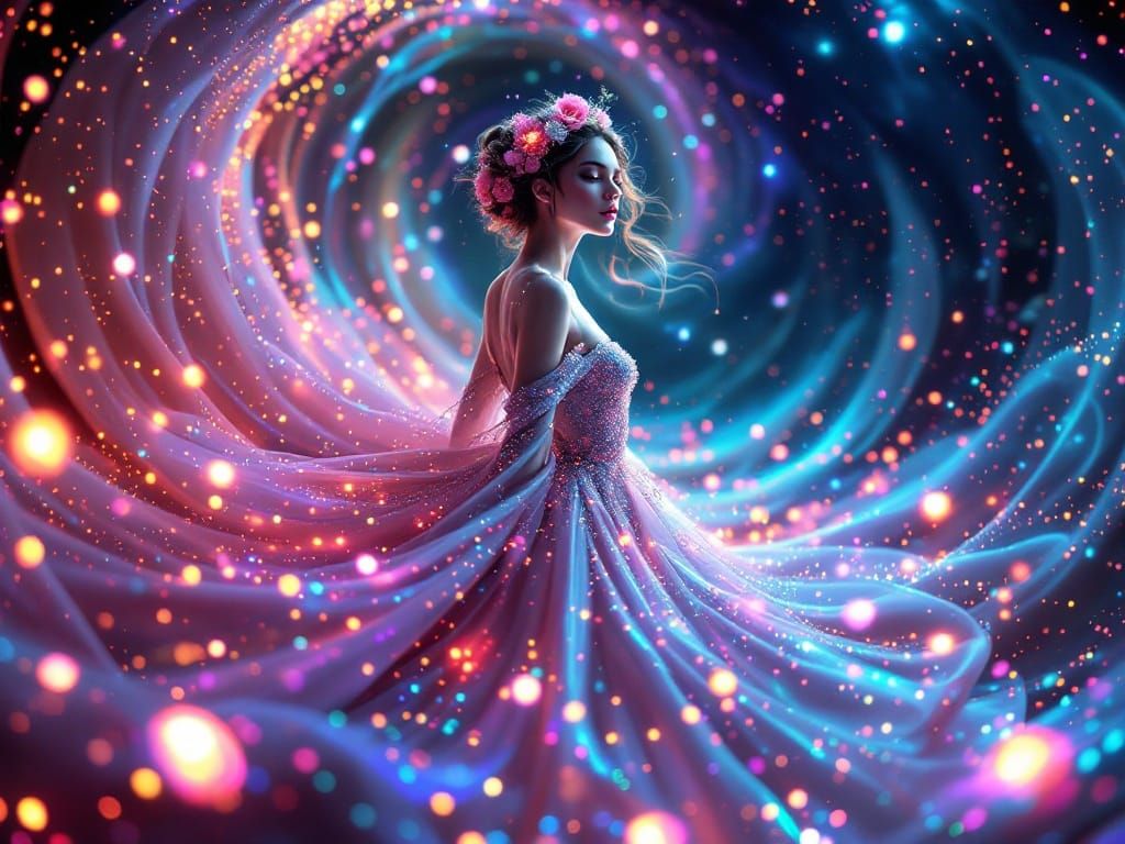 Quantum Dot Ditsyflowers Semiconductor Nanocrystals on Hyperdrive in the Visited Nonscape