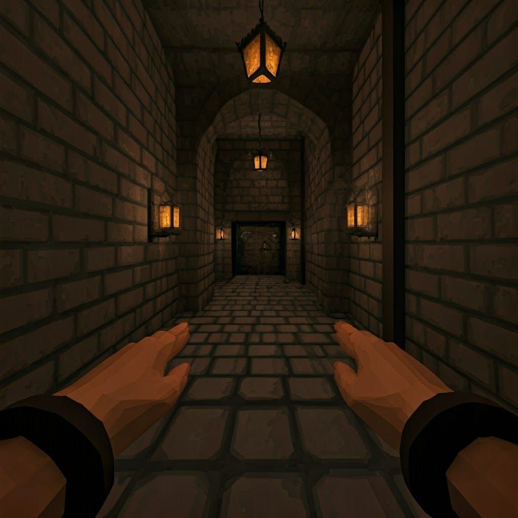 8-Bit Fantasy Realm in Retro Pixel Art Style