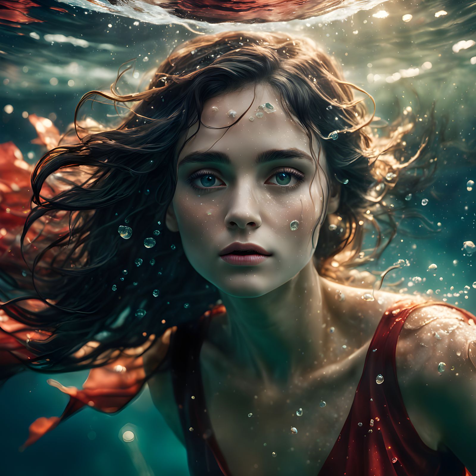 Glowing Goddess of the Underwater Realm