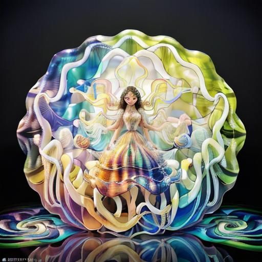 Ethereal Dress: Optical Illusion in Hyperrealism