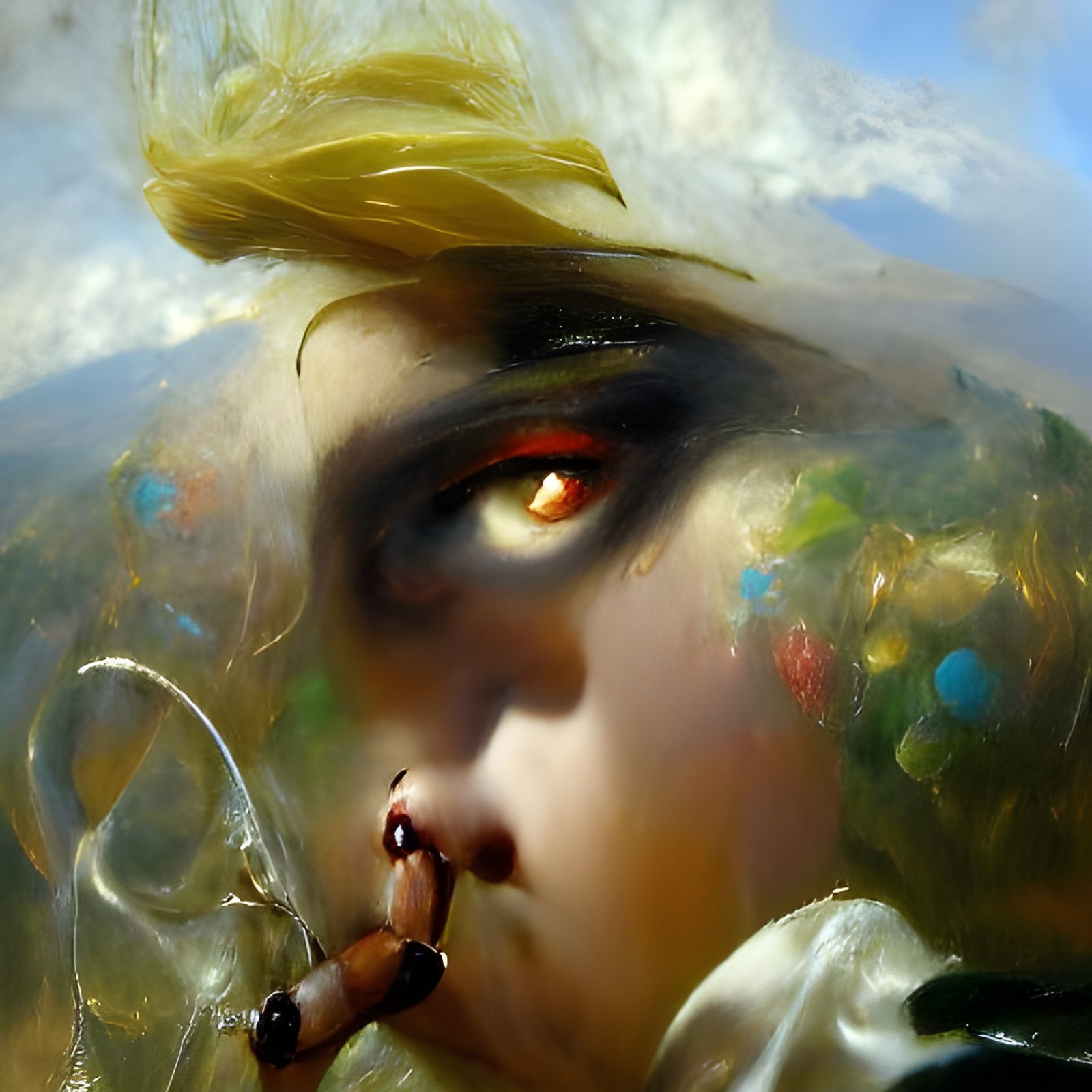 Ethereal Erotica: Art Nouveau Gothic Painting
