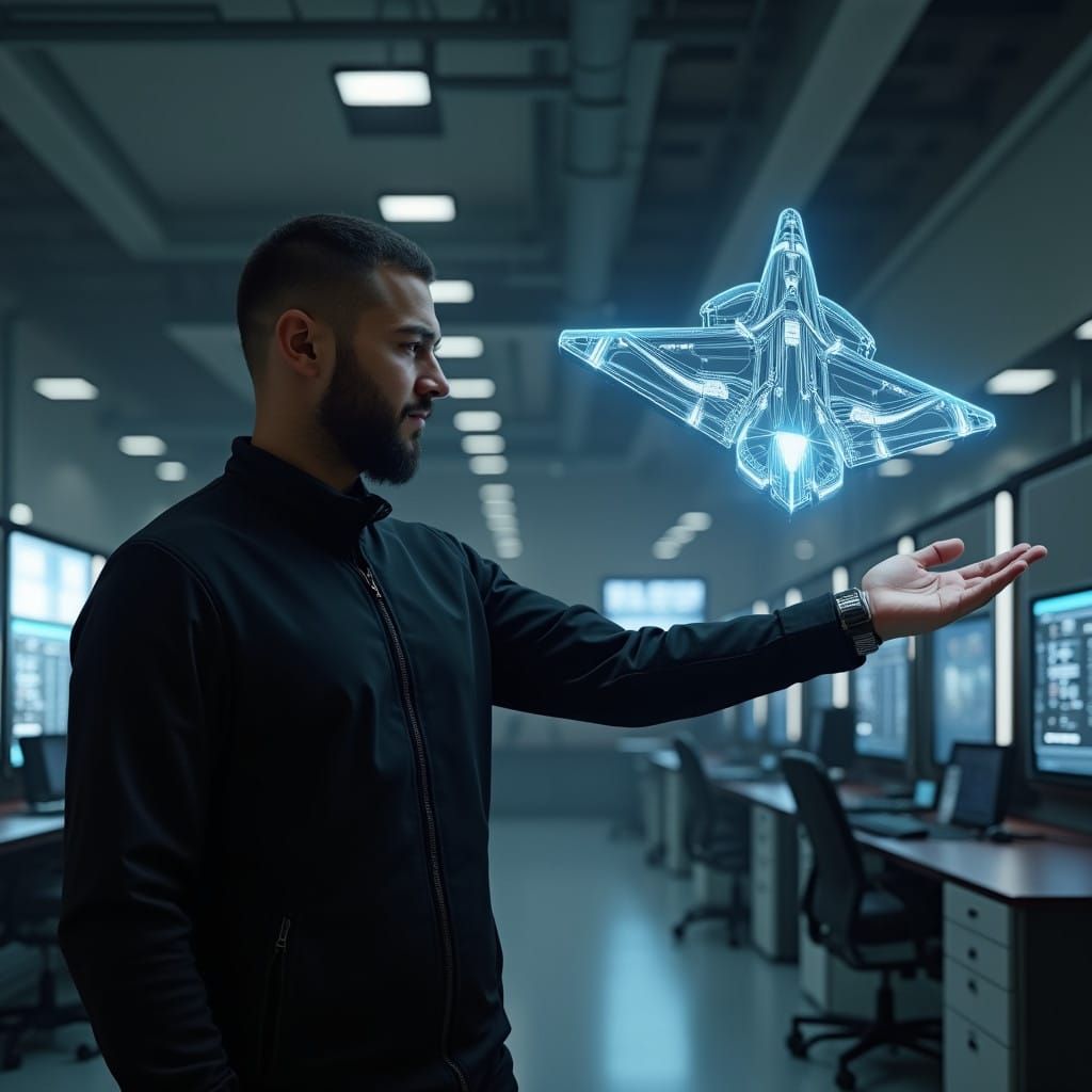 Mysterious Genius Harnesses Holographic Power in Futuristic....