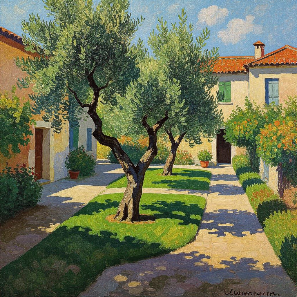 Un Jardin à Cythère 
Citruses 
Pistachio 
Olive Tree 
Green ...