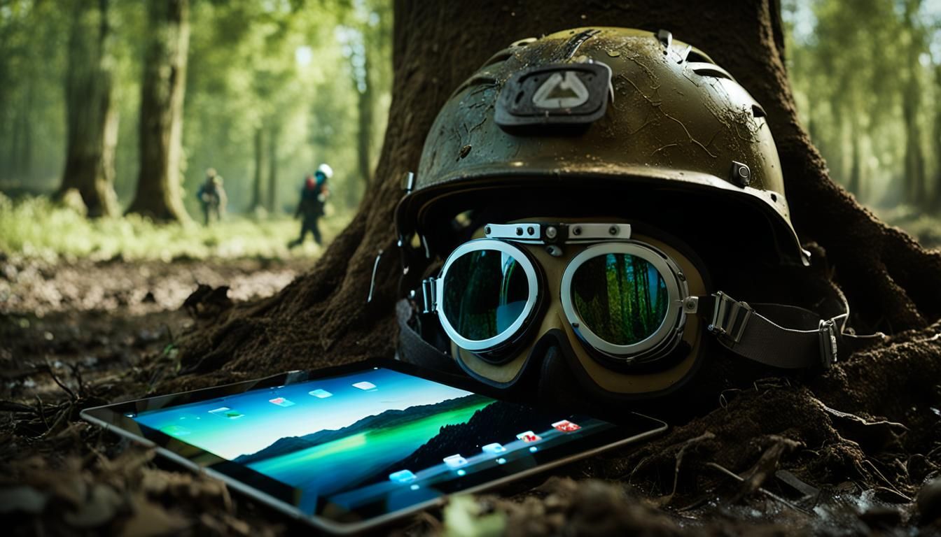 Apple iPad Under Tree: Indie Film Still