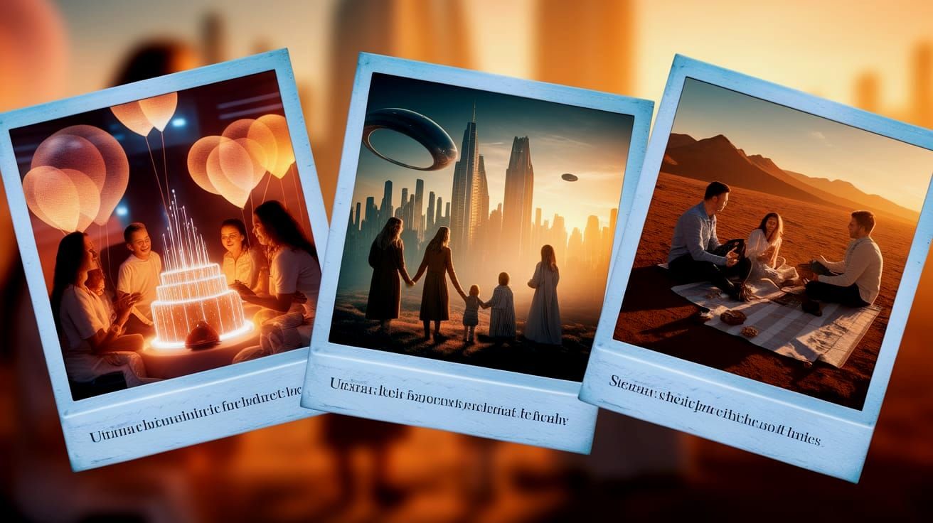 Futuristic Family Connections Across Time and Space