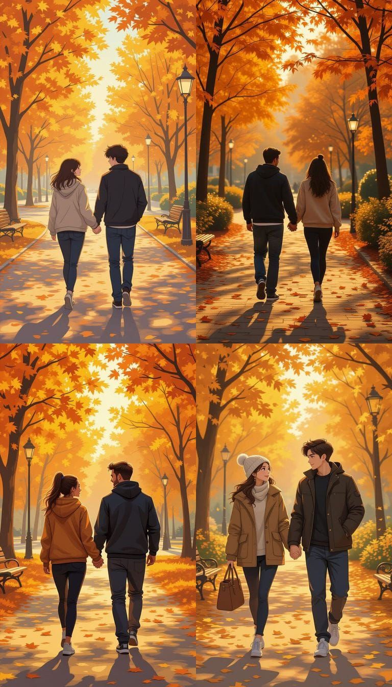 Autumn Date Night: Engagement Photography in Fall Colors
