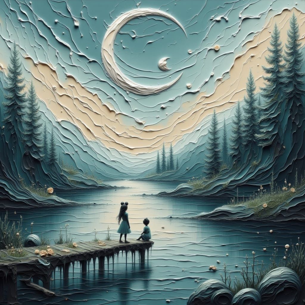 River Spirit Free as AI Art