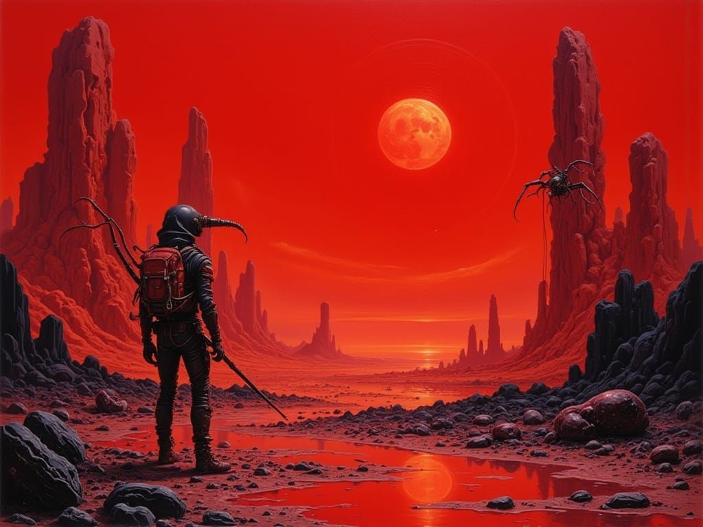 Alien Wanderer Finds Mysterious Red Circle