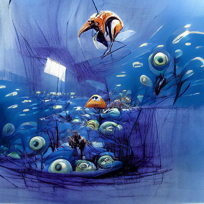 Colorful Clownfish in Coral Reef: Digital Art