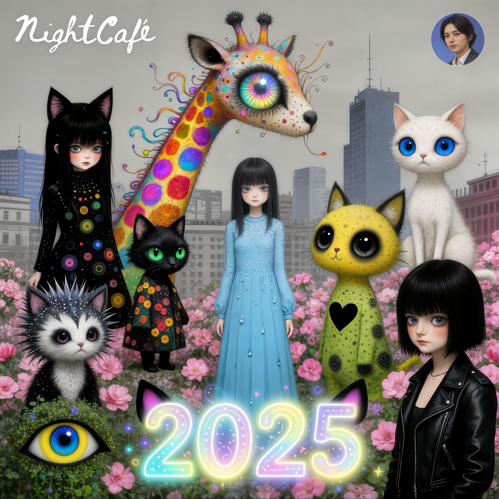 AI Art Collage: A Creative 2025 Recap