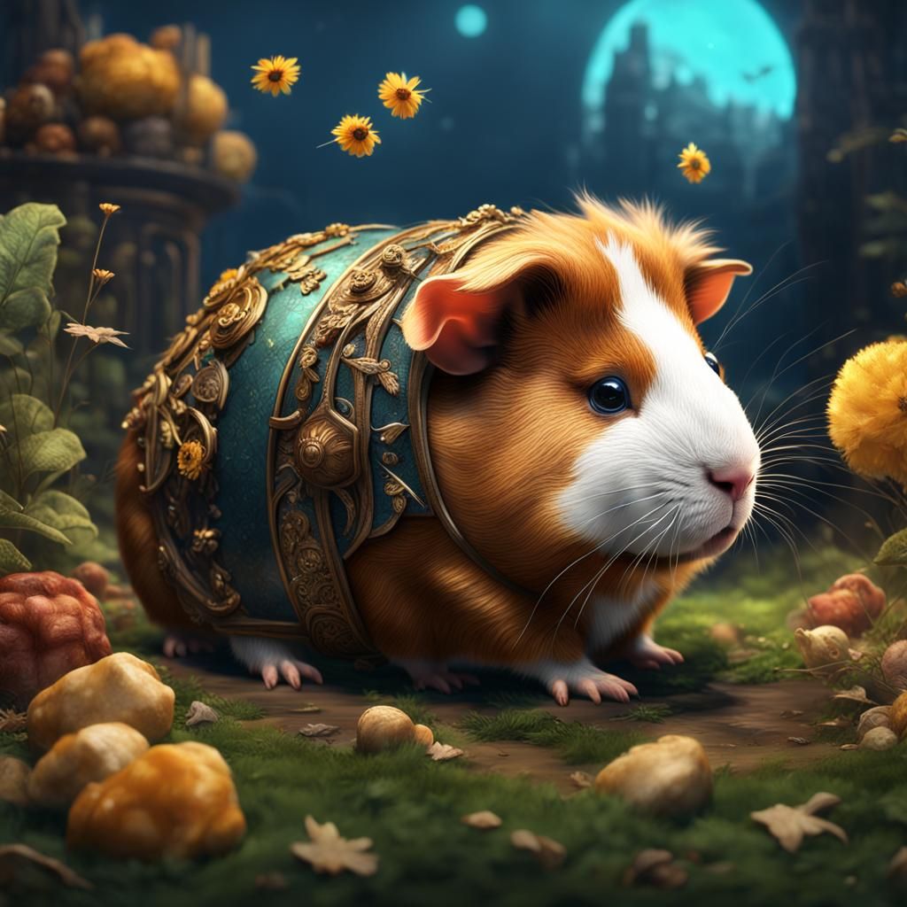 Guinea Pig and Hamster: Detailed Matte Painting