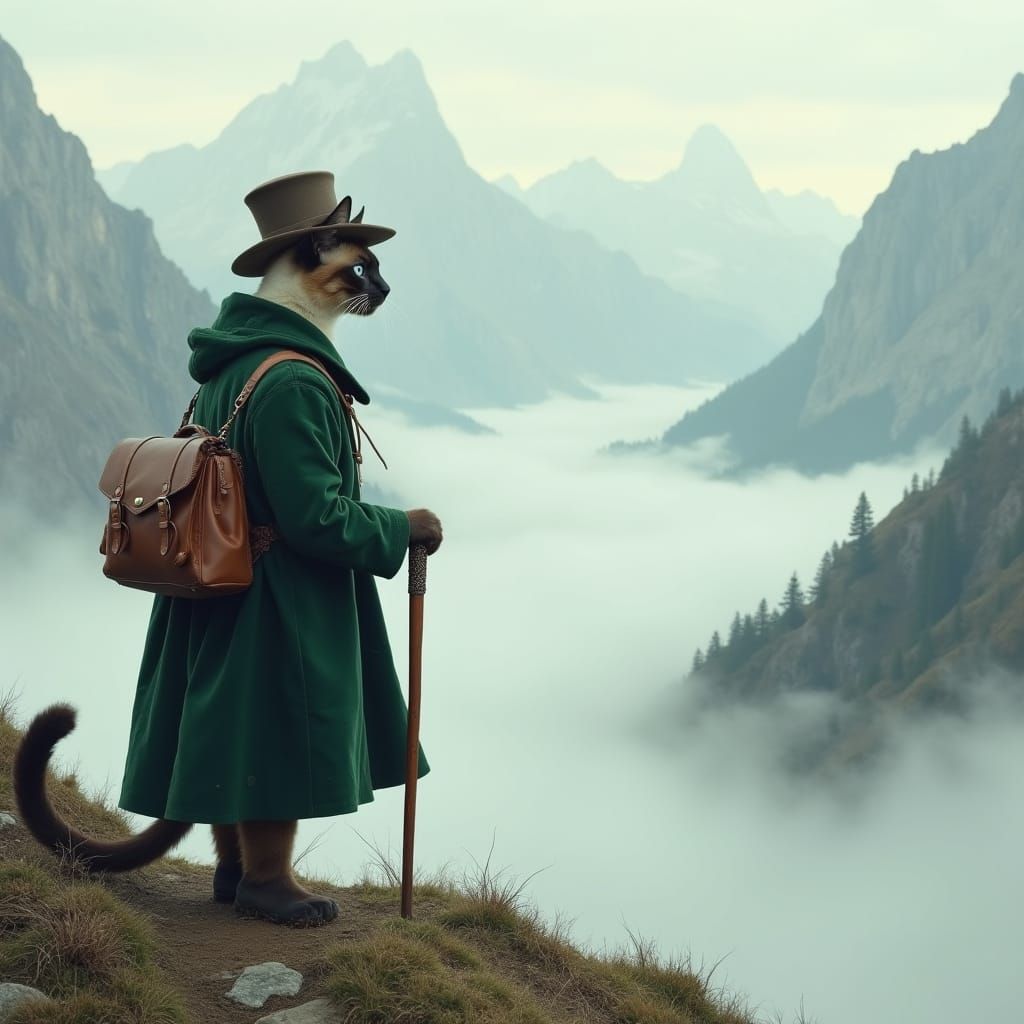 Mysterious Catfolk in the Fog-Shrouded Mountains