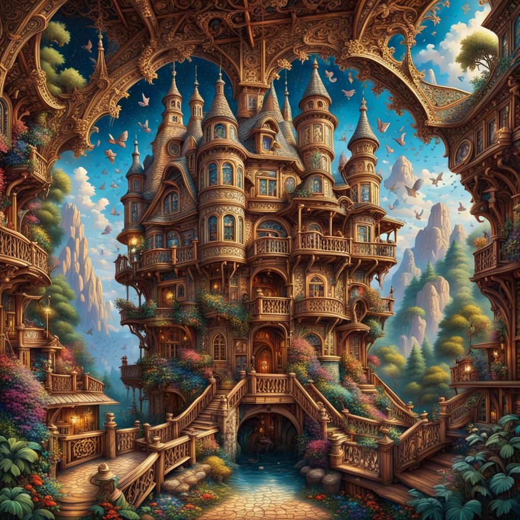 Incredible Intricate Wooden Jigsaw Puzzle