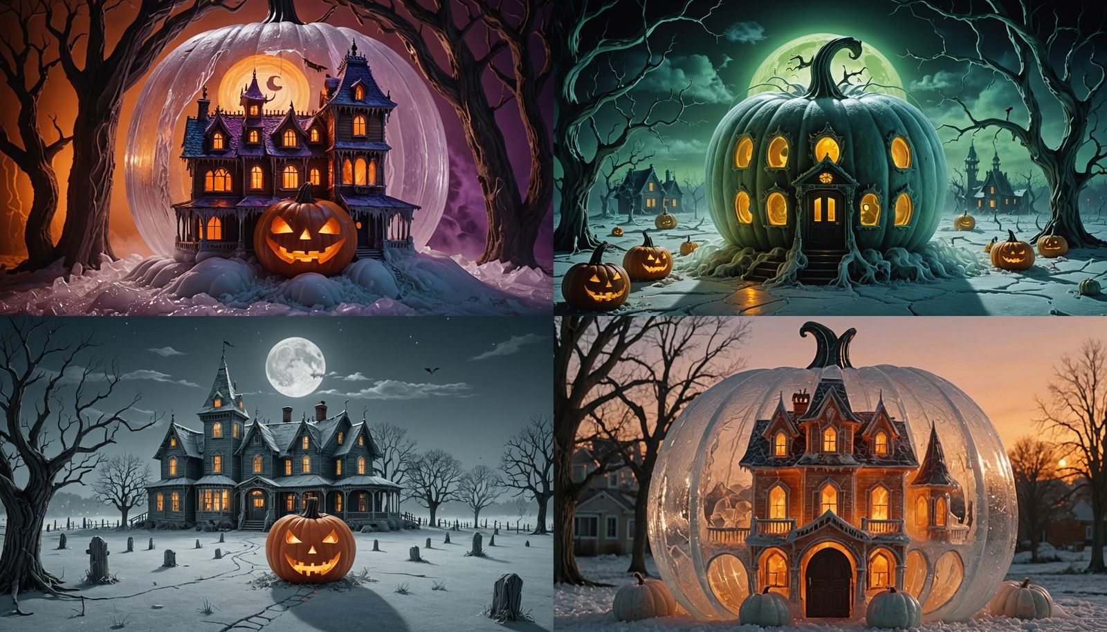 Icy Pumpkin: A Haunted Halloween House