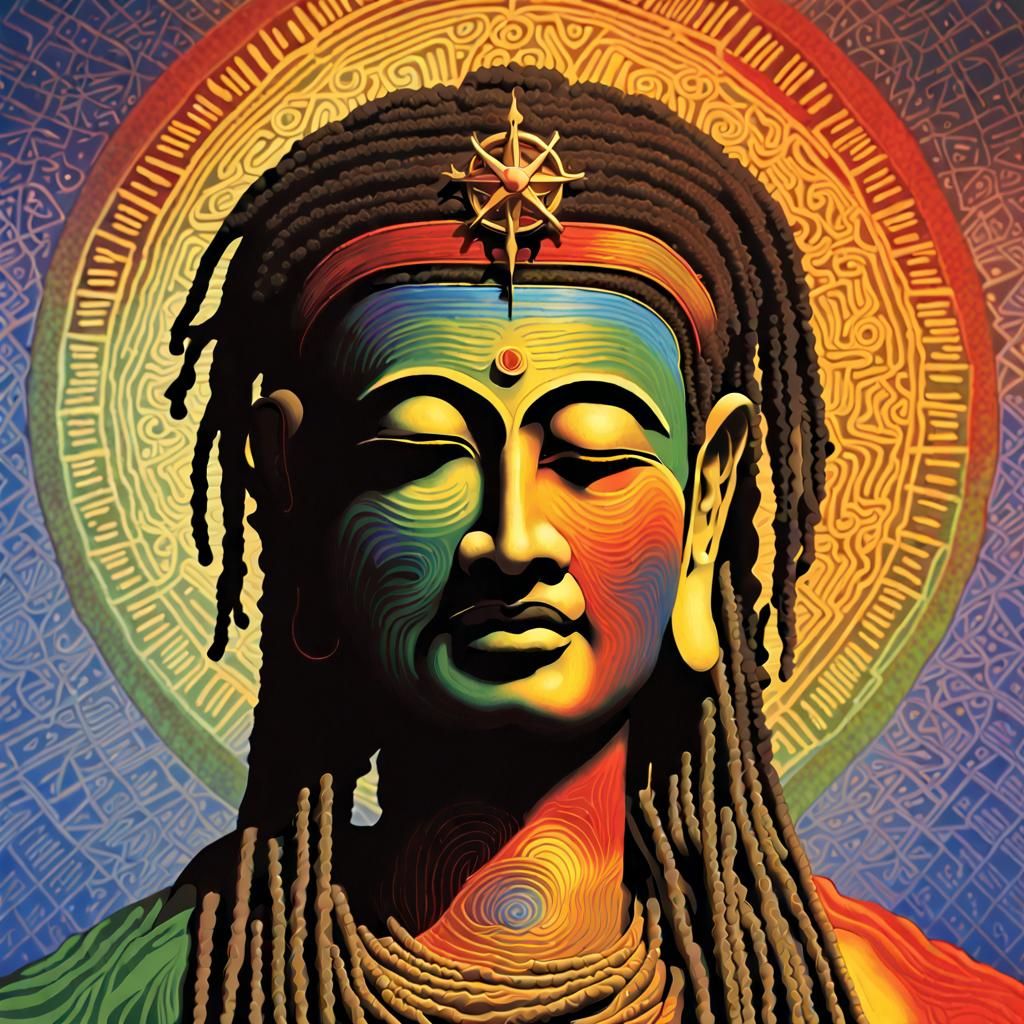 Enlightenment: Ego to Universal Mind, Digital Art