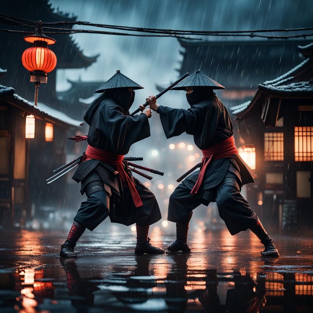 Ninjas Duel with Magic in Edo Japan