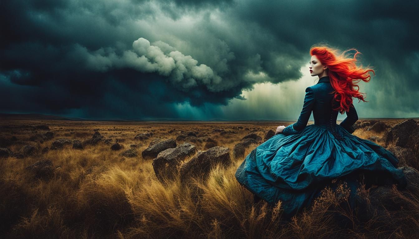 Dark and Moody Watercolor Art with Emotion