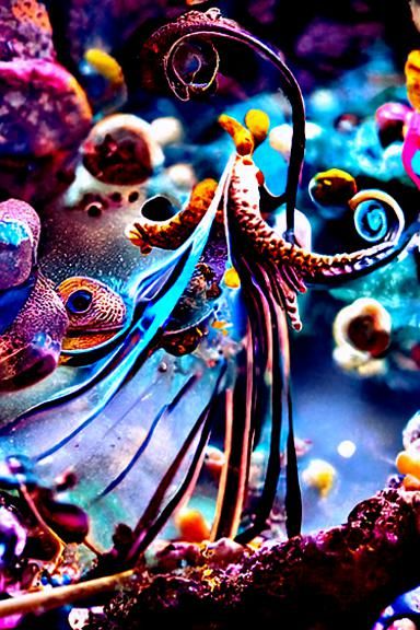 Fantasy Atlantis Underwater Scene in 8K