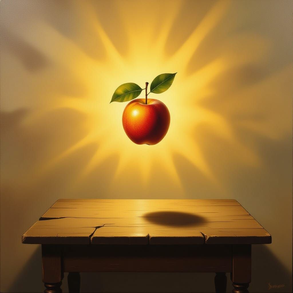 Surreal Fruit Still Life in Dreamscape Style