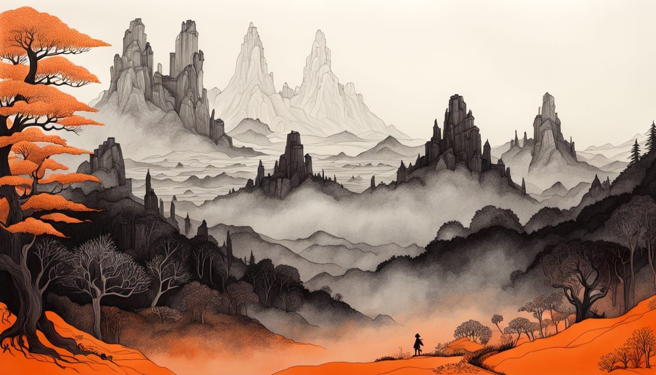 Mystical Realm Born from the Mist