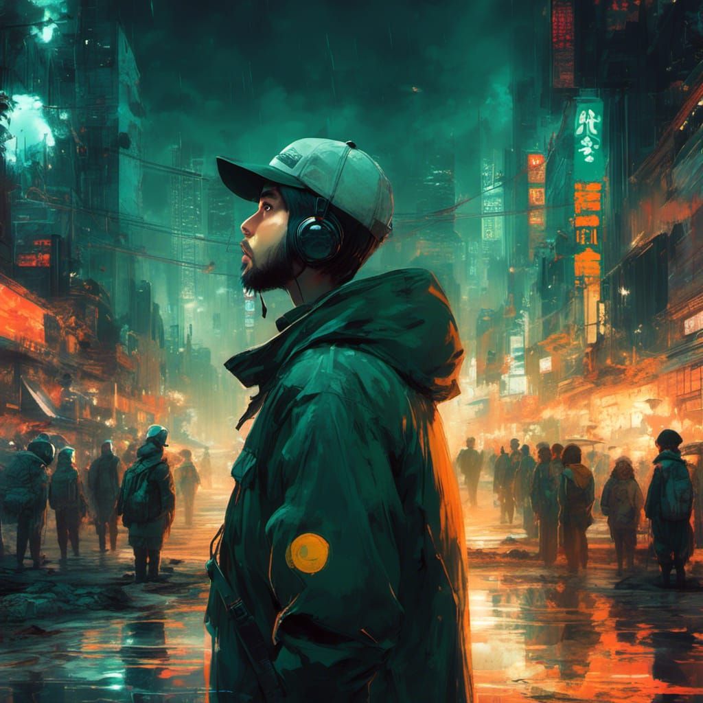 Epic Anime South Park Art in Watercolor Style