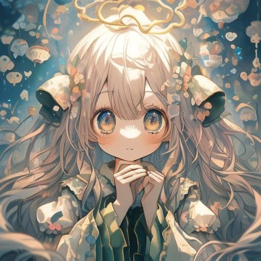 Kawaii Cartoon Animals Tea Party in Mushroom House