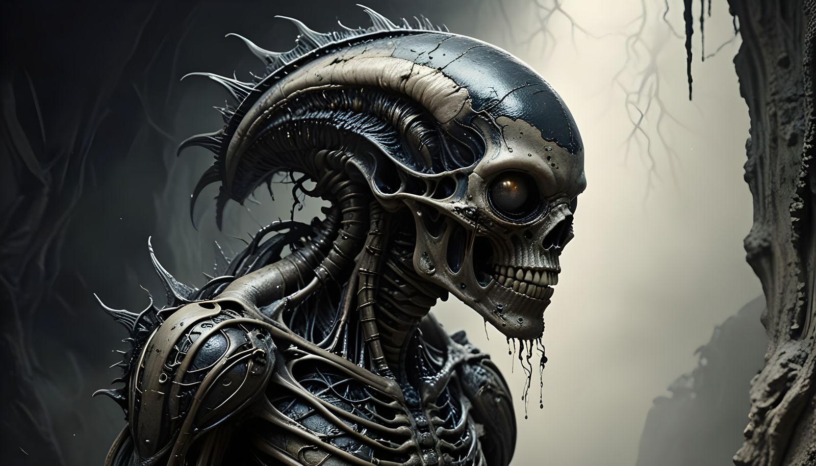 Alien Embryo Dissection in the Style of Greg Rutkowski